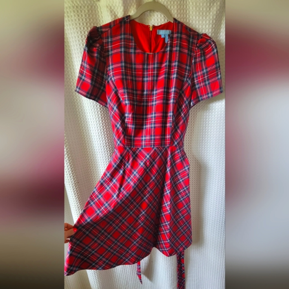 Draper James size 6 plaid dress
